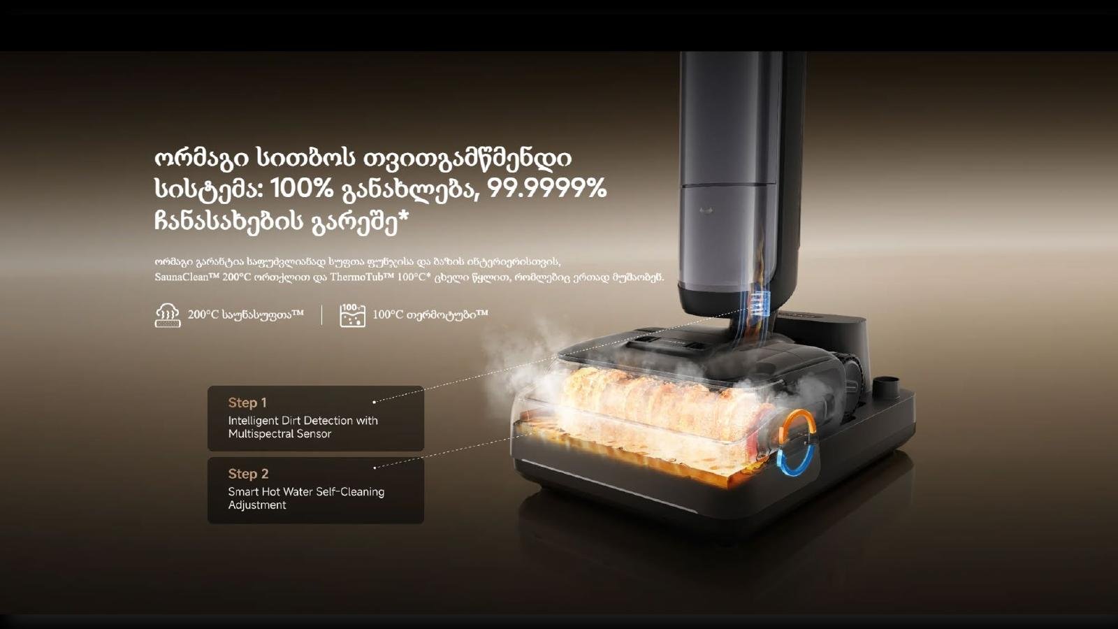 Dreame H16 Pro Steam Self Cleaning