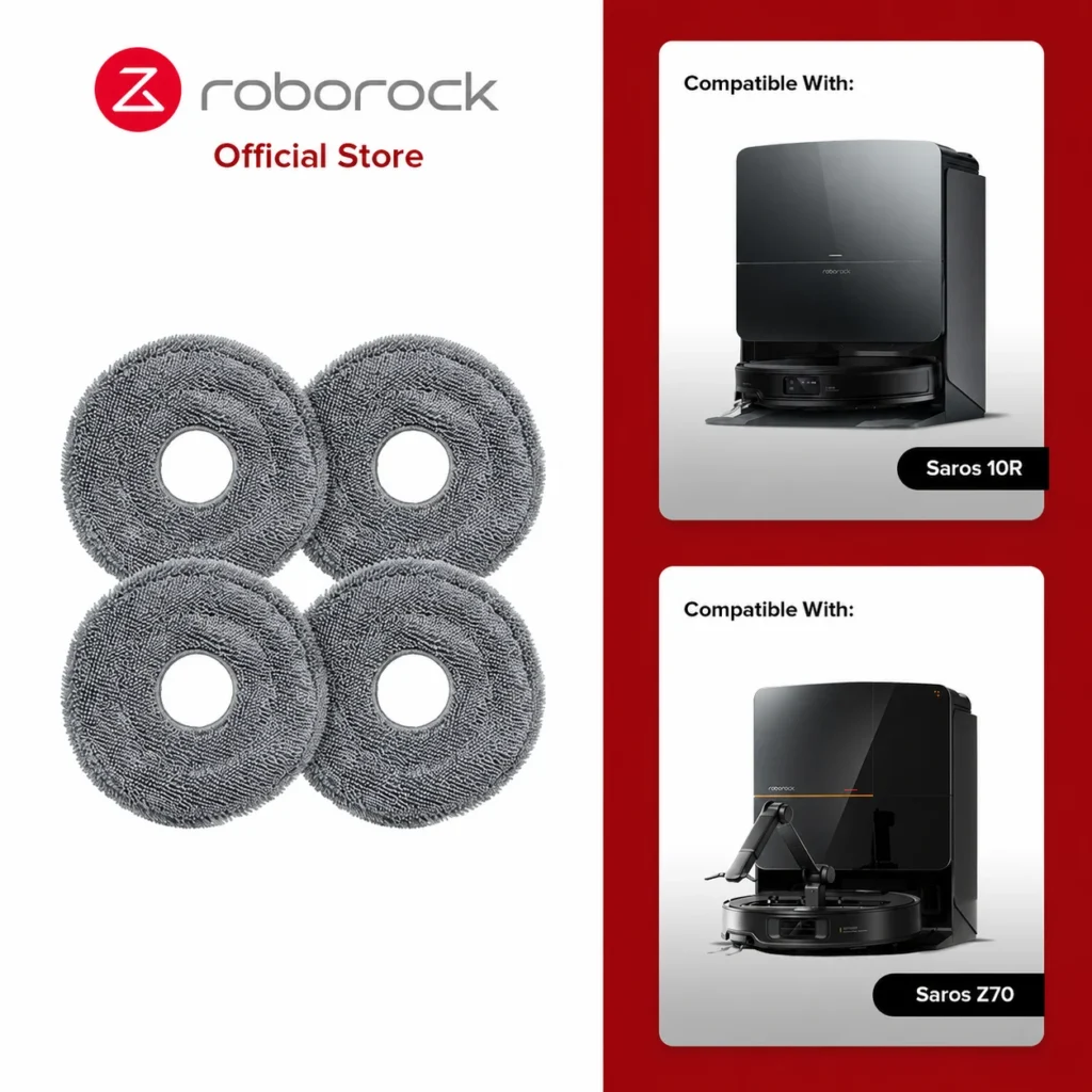 Roborock ორიგინალი პედები 2 წყვილი (4 ცალი)