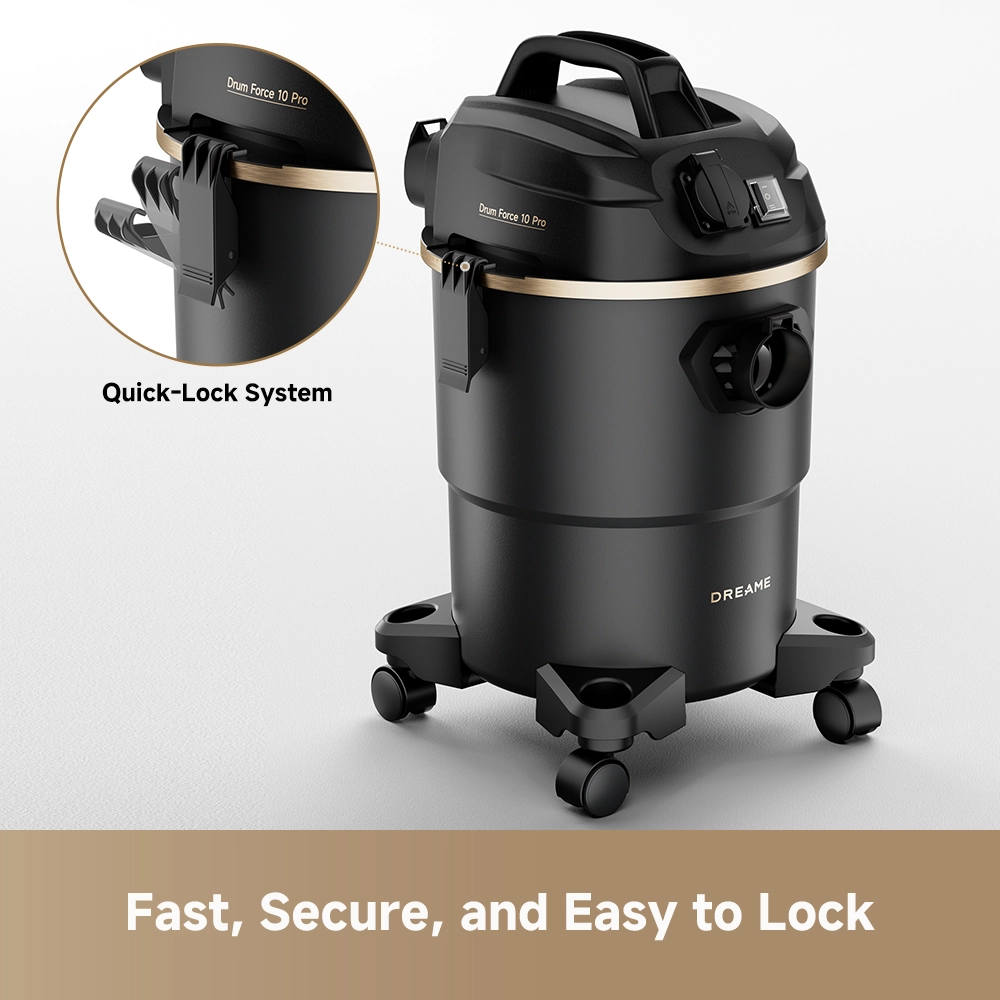 Dreame DF10 Pro Quick-Lock სისტემა
