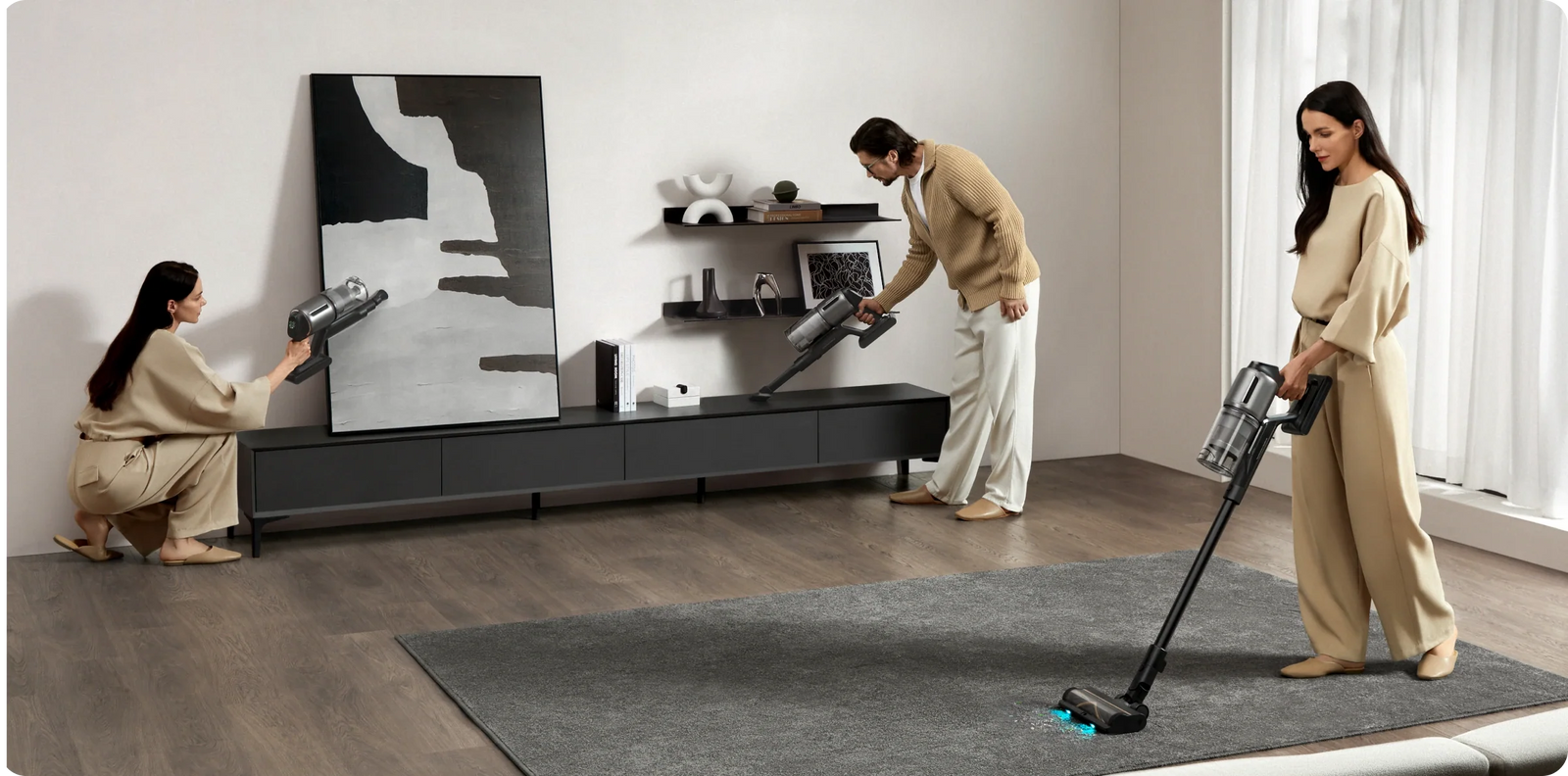 Dreame Z30 AquaCycle სახლის სრულ წმენდაში