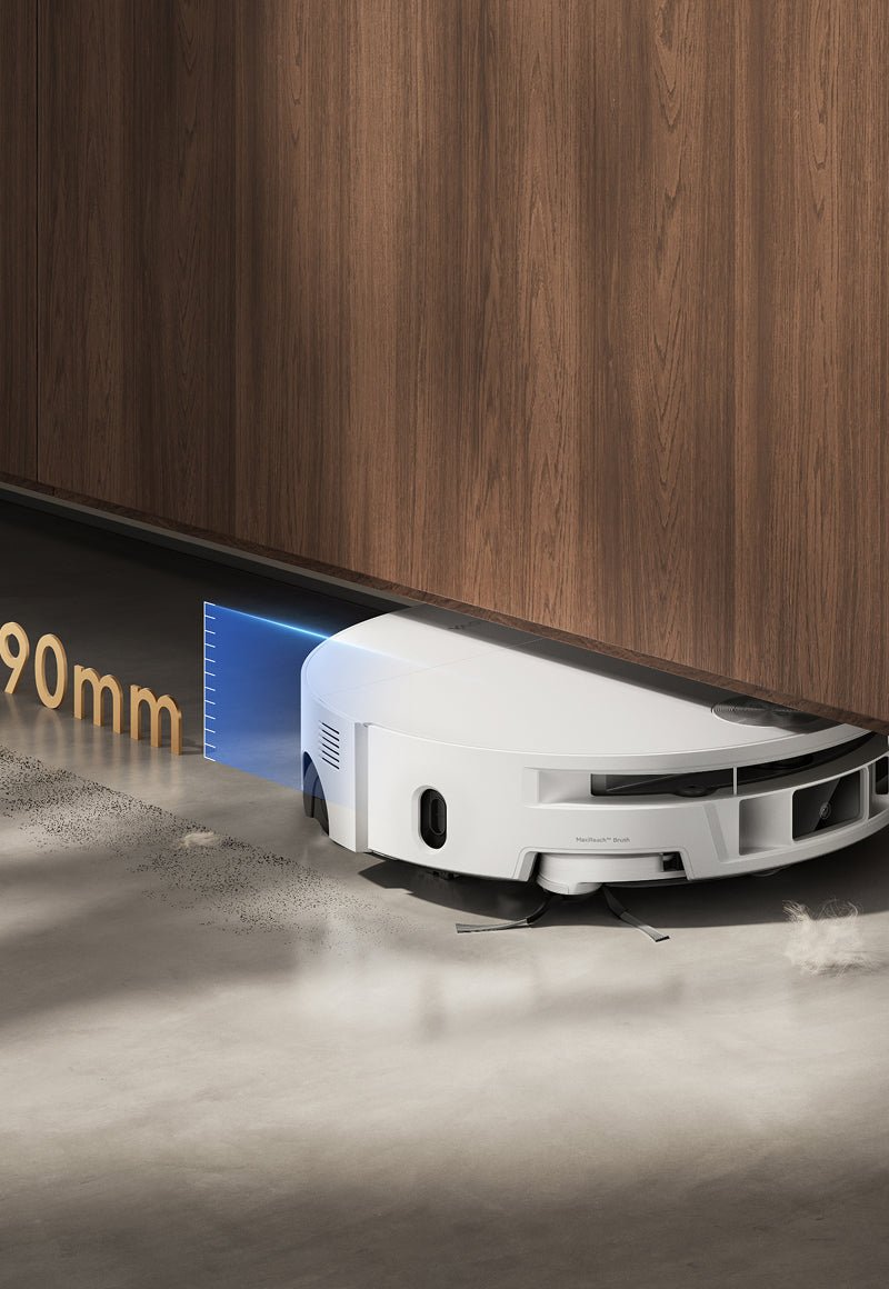MOVA S70 Roller 90 მმ ულტრა დაბალი კორპუსი ავეჯის ქვეშ
